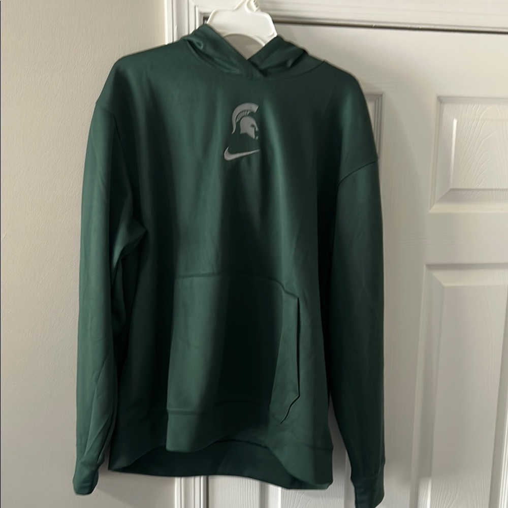 Green Nike Men's Hoodie